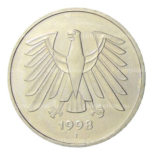 5 марок 1998 года J Германия