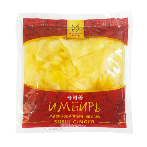 Имбирь маринованный белый для суши Мастер Шифу, Китай, 300 г