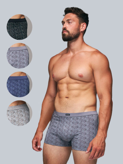 Трусы мужские боксеры Rogers 83145 модал, эластан размеры M, L, XL, 2XL