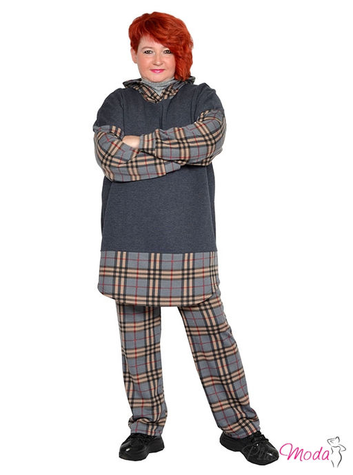 Жакет-парка Модель №1908 размеры 44-84 - Plusmoda фото 27