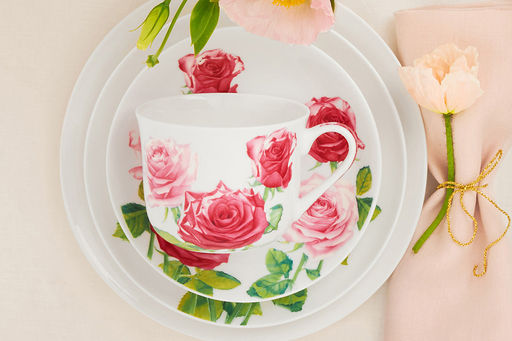 Чашка с блюдцем Розы, 0,48 л - Maxwell & Williams фото 7