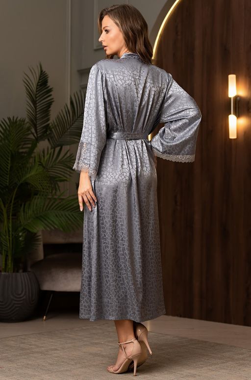 Длинный запашной халат-кимоно Mia-Amore  фото 2