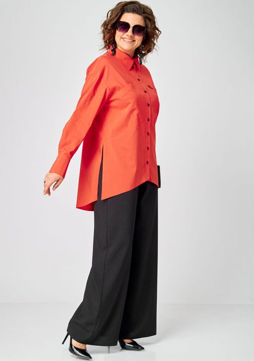 Рубашка EVA GRANT 7319 коралл