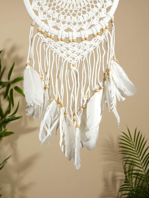 Ловец снов «Белый цветок», 22×75 см