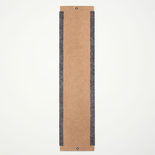 Когтеточка «Пижон», 60×15 см, ДВП, ковролин, серая