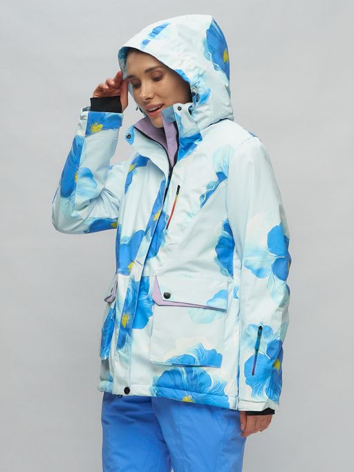 Горнолыжный костюм женский синего цвета 020231S - Chunmai фото 7