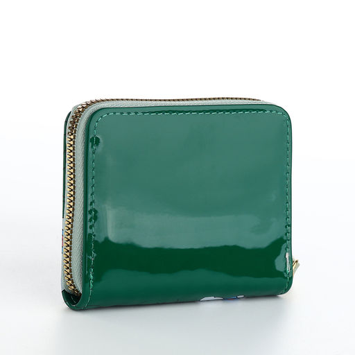 Кошелёк на молнии «Мишки», зелёный