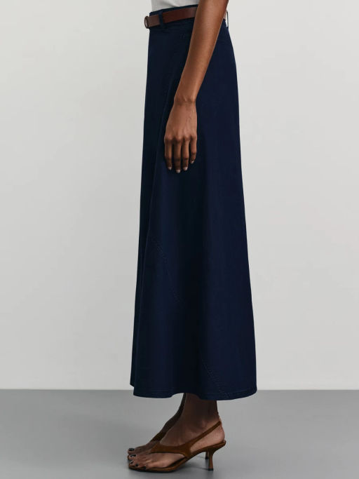 Джинсовая юбка с ремнем / Zarina фото 3