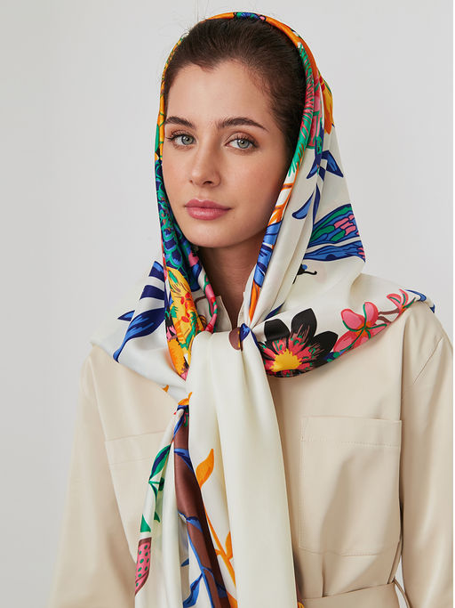 Большой, мягкий, тонкий и очень нежный двусторонний платок - Tantino фото 7