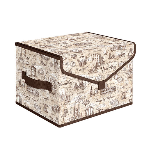 Короб стеллажный с крышкой, малый, 30*25*20 см, TRAVELLING, шт - Valiant фото 8