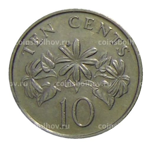 Монета 10 центов 1989 года Сингапур