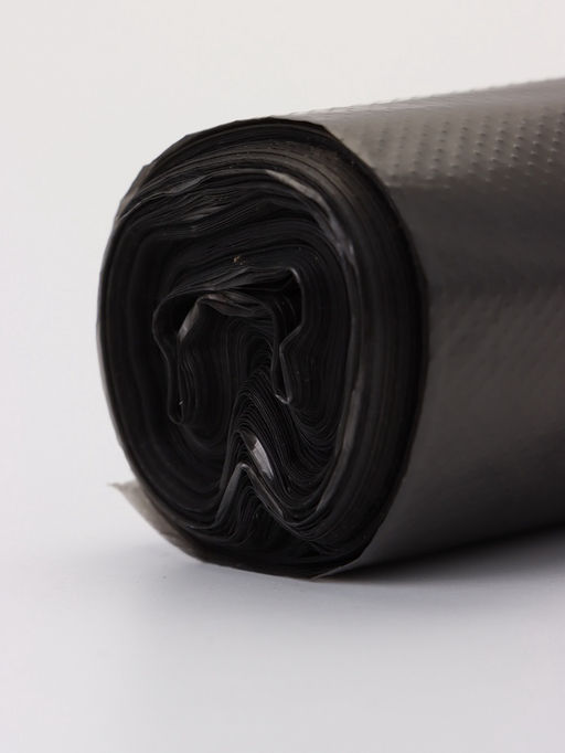 Мешки для мусора 60 л, ПНД, толщина 20 мкм, 20 шт в рулоне, цвет черный