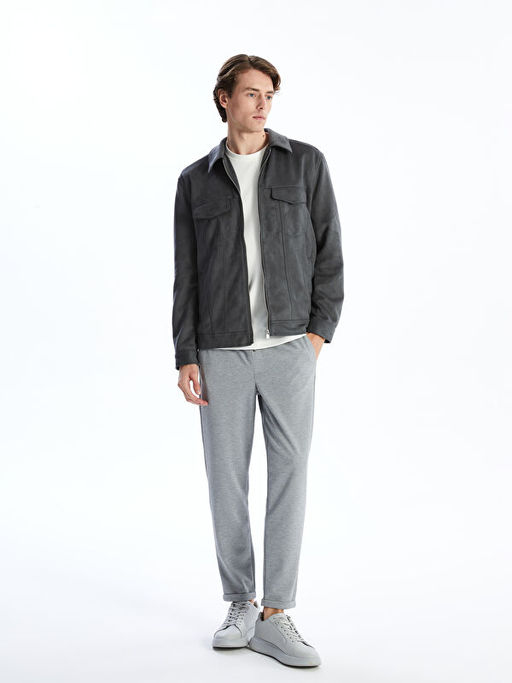 Slim Fit G?mlek Yaka S?et Erkek Mont
