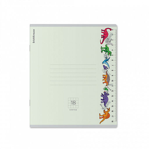 Цена за 10 шт. Тетрадь школьная ученическая ErichKrause Ruler Hobby ассорти, 18 листов, клетка (в плёнке по 10 шт.)_MIX-PACK  фото 6