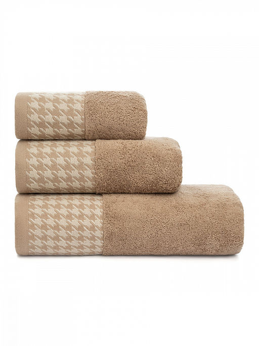 Полотенце для рук 35x70 бежевый махровая ткань