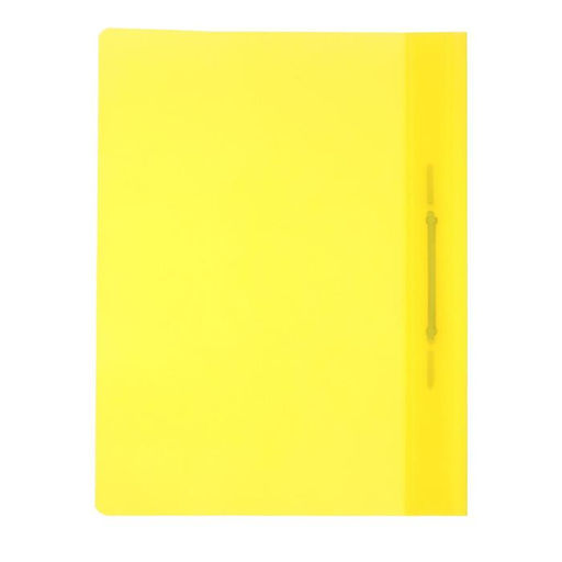 Цена за 20 шт. Папка-скоросшиватель Calligrata, А4, 180 мкм, жёлтая, прозрачный верх