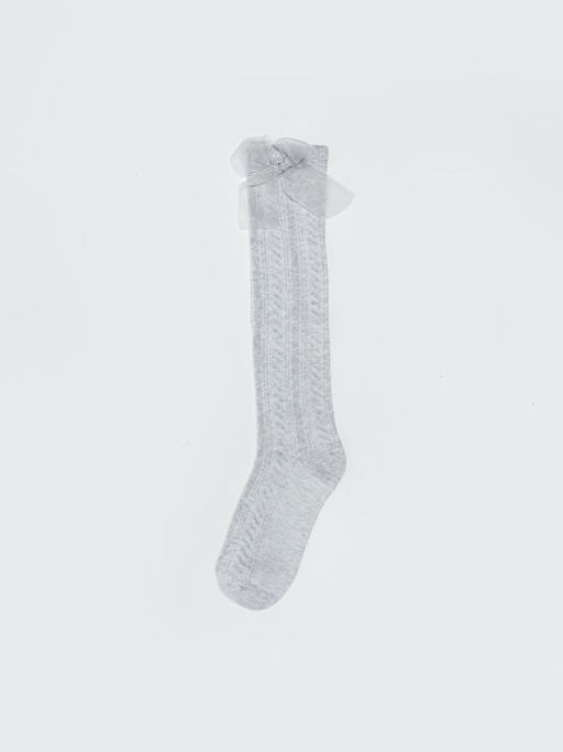 Kendinden Desenli K?z ?ocuk Diz Alt? ?orap - Waikiki фото 2