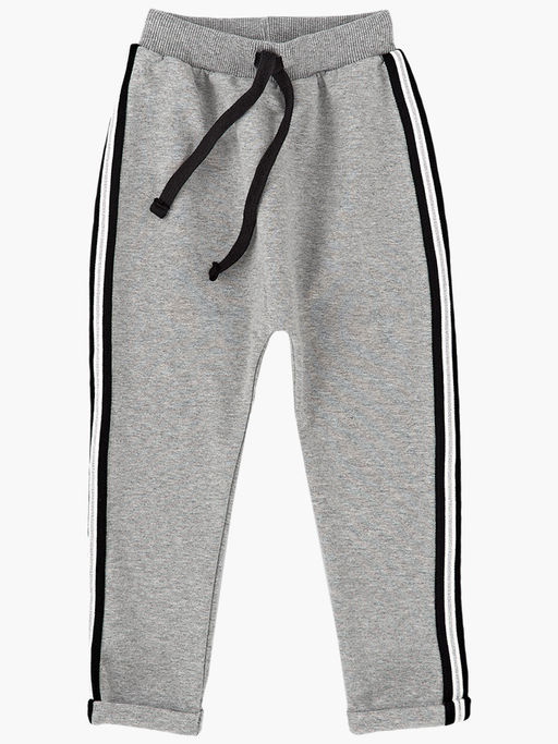 Брюки с лампасом для девочки UD 7071 серый - Mini maxi фото 2