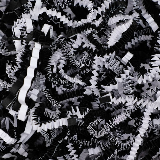 Наполнитель бумажный «Инь Янь», МИКС, бело - чёрный, 1000 г