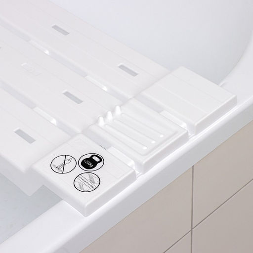 Сиденье для ванны, пластик, 68 см, белое