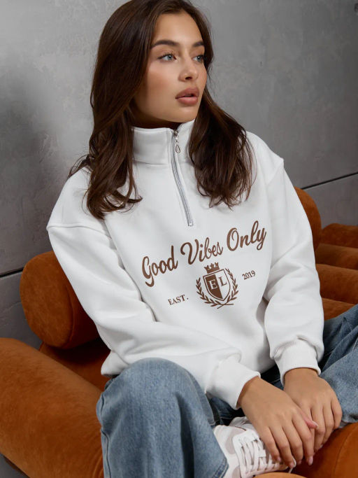 Свитшот Онли Экрю Женский - София фото 11