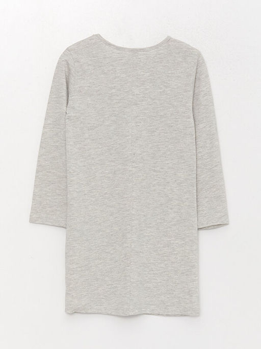 Bisiklet Yaka Bask?l? K?z ?ocuk Gecelik - Waikiki фото 2