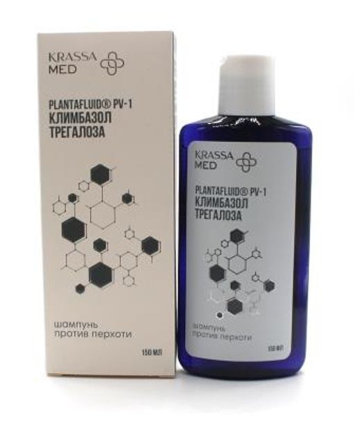 Krassa MED Hair Care Шампунь против перхоти Климбазол+Трегалоза 150мл.12 /КМ40736КТ/
