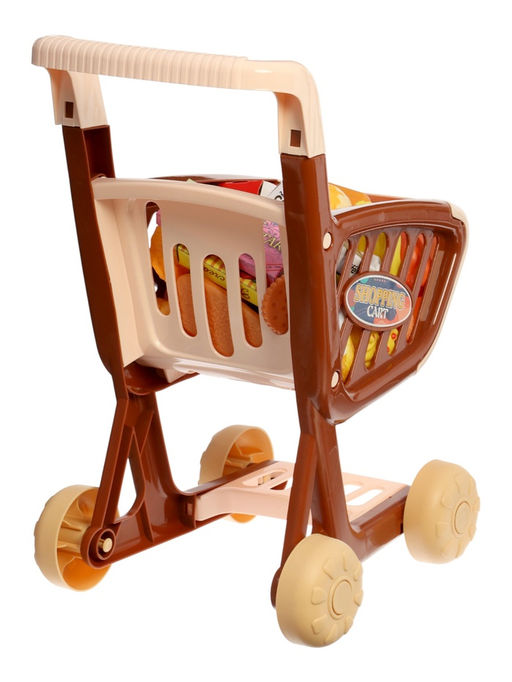 Продуктовая тележка «Супермаркет», 40 предметов, помята упаковка