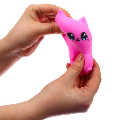 Антистресс сквиш мялка Funny toys «Котик», с пастой, в пакете