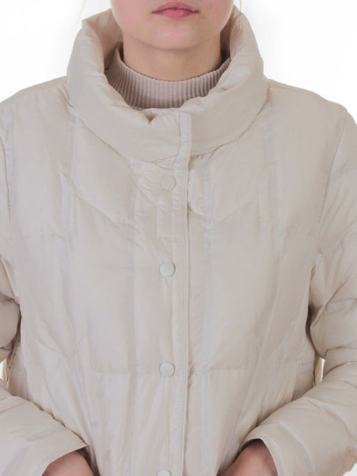 8811 MILK Куртка пуховая облегченная женская (утиный пух) - Fashion фото 4