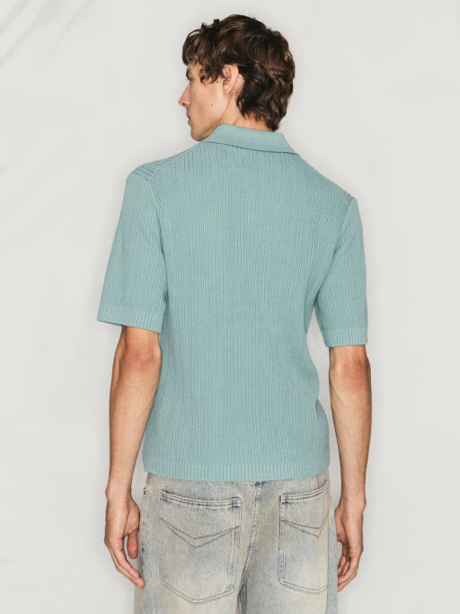 Джемпер поло фактурной вязки / Zarina фото 6