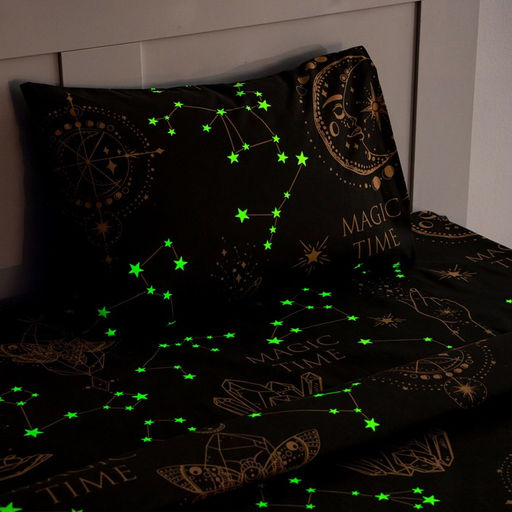 Постельное бельё Этель 1,5 сп Magiс time 143х215 см, 150х214 см, 50х70 см -1 шт, 100% хлопок, бязь  фото 5