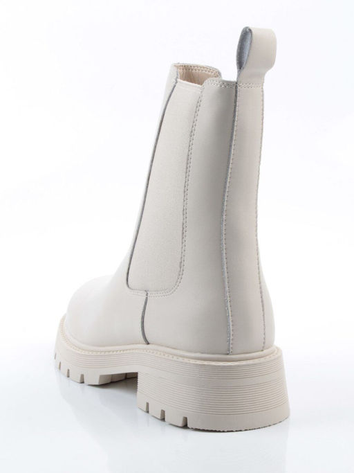 04-PAT177-2Z MILK Ботинки зимние женские (натуральная кожа, 100% шерсть)