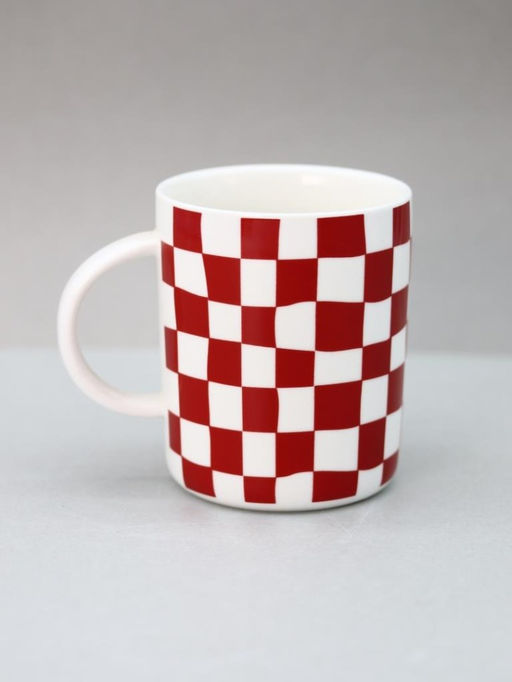 Кружка Squares, red