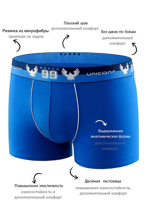 Мужские трусы BB12 Голубой