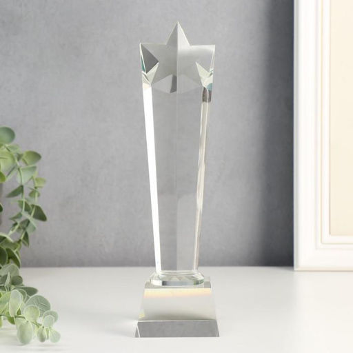 Фигурка стекло Стела наградная. Звезда-кристалл, 24?7?5.5 см