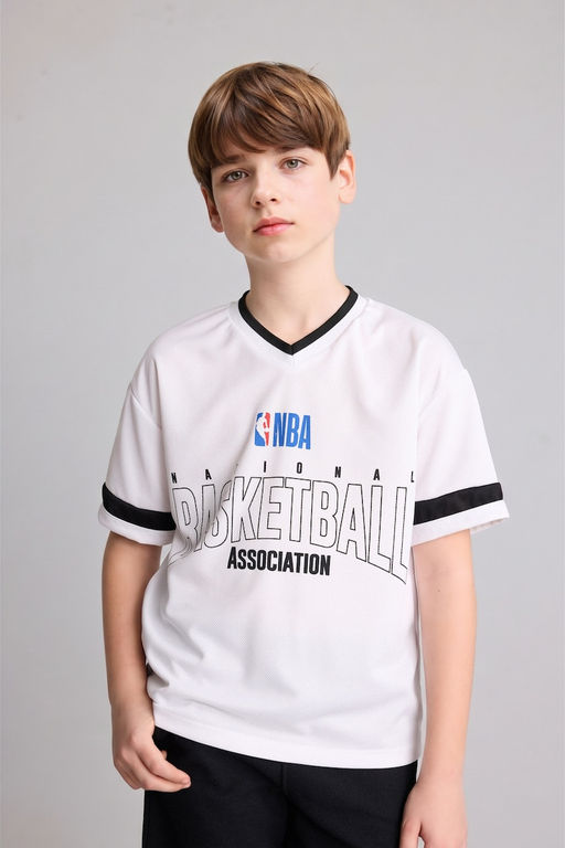 NBA K_sa kollu Ti__rt Erkek _ocuk - Defacto фото 6