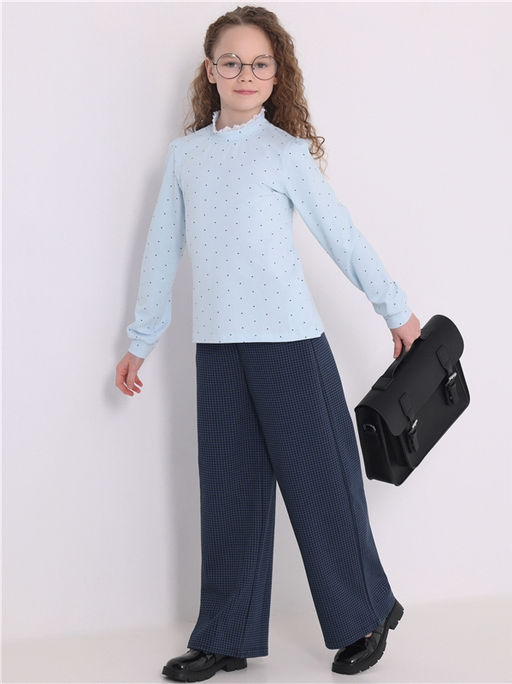 Брюки Апрель жаккард гусиная лапка  фото 3