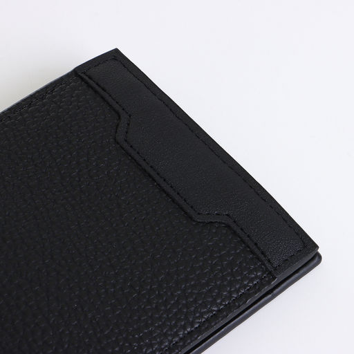 Портмоне мужское, без застёжки, чёрное