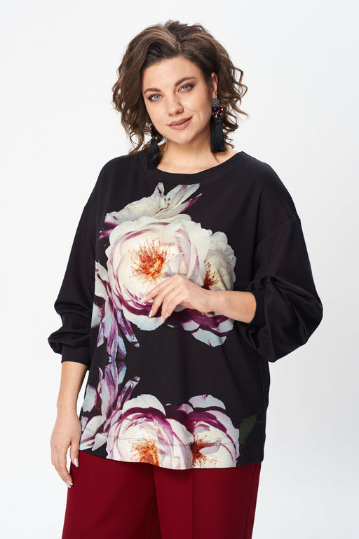 Джемпер Gizart 15360 Черный+пион