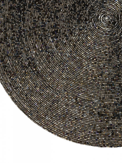 Салфетка сервировочная D35 серый бисер