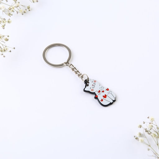 Цена за 2 шт. Брелок для ключей парный «ЗаМУРчательная любовь», акриловый, 13.3×8