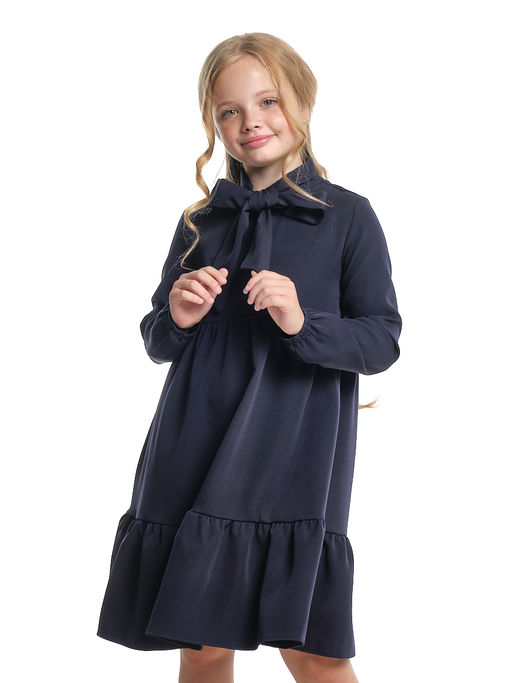 Платье для девочки в школу синее 	 UD 7832 синий - Mini maxi фото 5
