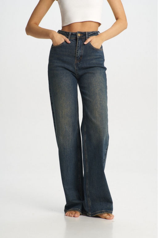 Джинсы-трубы с потертостями Vintage - Erist store фото 6