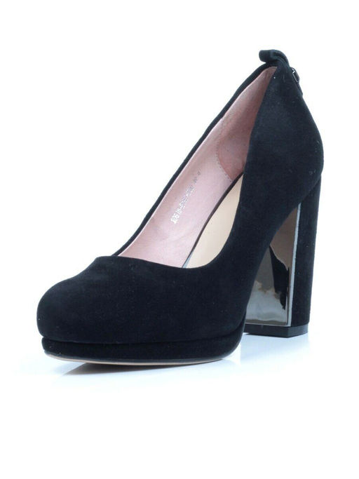 06-X0616-H187-K20 BLACK Туфли женские (натуральная замша)