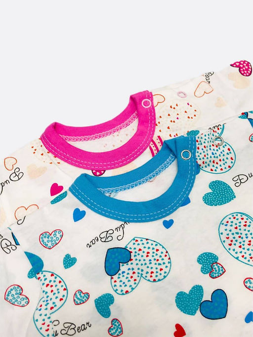 (Уп. 2 шт) Джемперы супрем для девочек, арт.C-JM029(2)-SU, голубой и розовый - Мамин малыш фото 4