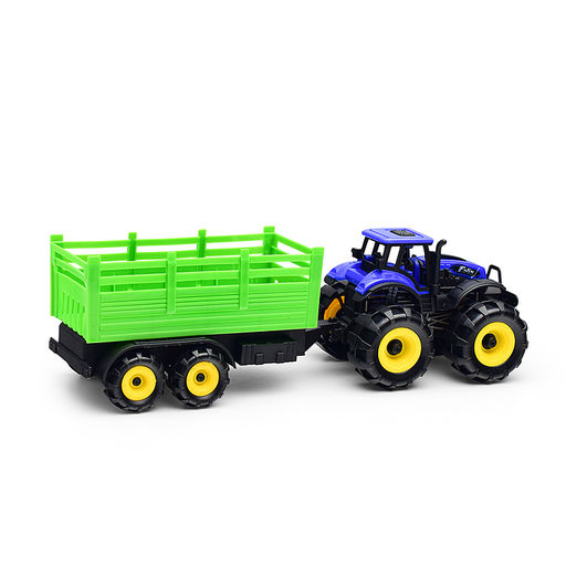 Трактор "Веселая ферма" с прицепом, в коробк