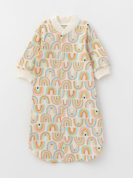 Комбинезон конверт для малыша, синий/радуга - Lesi kids фото 17