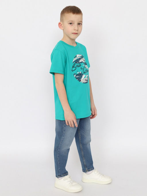 HSJB 63835-37 Футболка для мальчика,зеленый