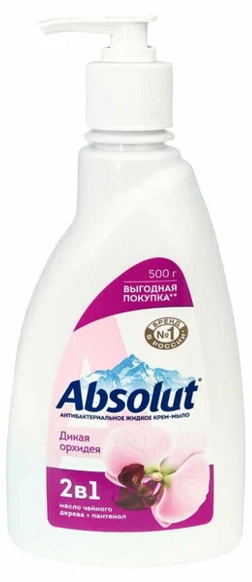 АБСОЛЮТ CREAM 2в1 жидк.мыло 500гр Дикая орхидея